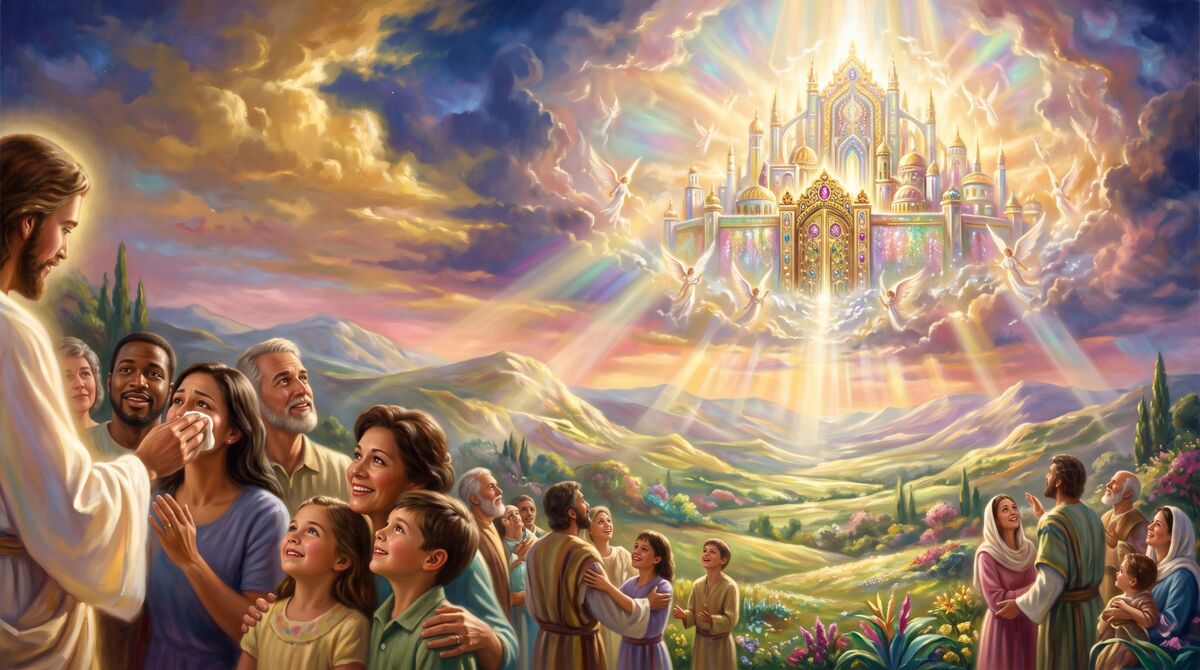 The new Jerusalem descending from heaven