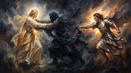 Michael Comes to Help Against the Prince of Persia