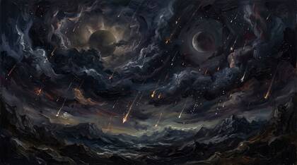The Sun Darkened, the Moon Dimmed, the Stars Falling