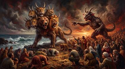 The Second Beast Compels Worship of the First
