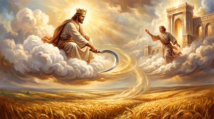 The Son of Man's Harvest with the Sickle
