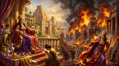 Babylon's Boast and Sudden Judgment by Fire